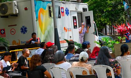 Jornada de donación de sangre se extiende todo el fin de semana en el Bulevar del Río