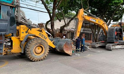 Edificio María Mercedes Lloreda, la primera de 11 demoliciones anunciadas en Cali