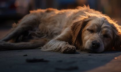 Indignación por macabro asesinato de una perrita en estado de embarazo