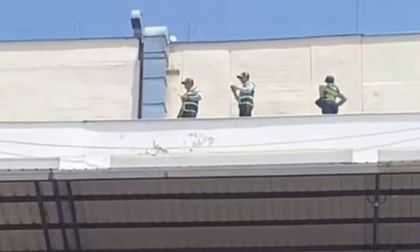 Presencia de agentes de tránsito en Cali sobre edificio causa confusión en el centro