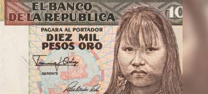 Imagen de Mujer emberá reclama uso no autorizado de su imagen en billete de $ 10 000. Esto dijo el Banco de la República
