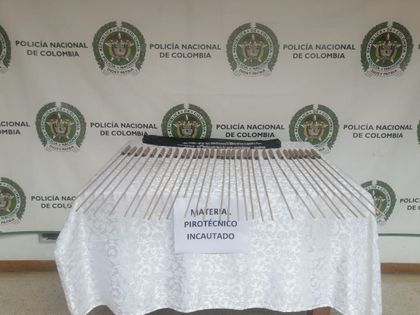 Imagen de  Incautan material pirotécnico en zona rural de Rionegro