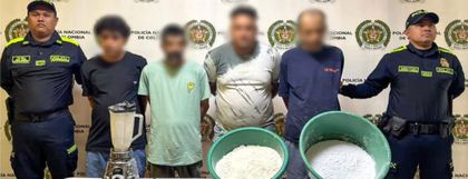 Imagen de  Operativo contra Los Triana dejó cuatro capturados, señalados de vender estupefacientes cerca de escuelas en Medellín