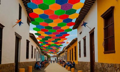 Conozca ‘Cali Entretejida’, la instalación que vestirá de color el cielo de calle de La Escopeta