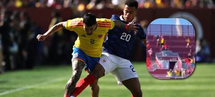Imagen de  En video: hinchas de la tricolor se pelearon durante el partido Colombia vs. Francia. ¿Cuál fue la razón?