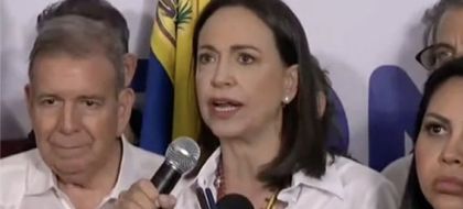 Imagen de  María Corina Machado denuncia el robo de las elecciones: Maduro solo habría sacado el 30 %