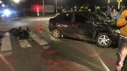 Imagen de  Motociclista murió en Rionegro en accidente de tránsito y su acompañante resultó gravemente herida