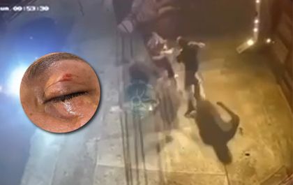 Imagen de  En video: brutal golpiza le dio un conductor de plataforma a su pasajera porque regó una bebida