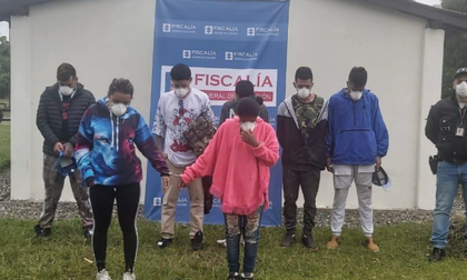 Capturan nueve presuntos miembros de “Los Pamplona” en Rionegro