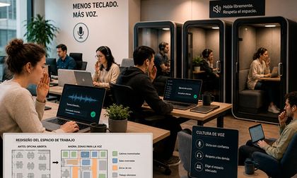 Oficinas del futuro: susurros y asistentes que escriben