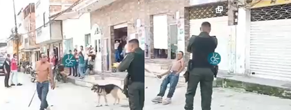 Imagen de En video: policía usó taser para controlar a un sujeto armado con un machete en Alejandría 