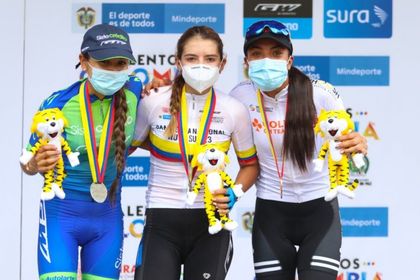 Imagen de Ciclistas del Oriente subieron al podio en la prueba de ruta del Campeonato Nacional