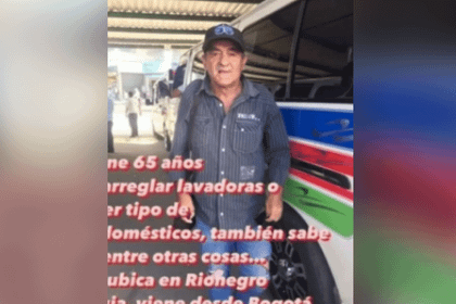 Imagen de Ante su difícil situación económica, un hombre de 65 años pide trabajo en Rionegro