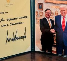 Presidente Gustavo Petro habló tras reunión con Donald Trump