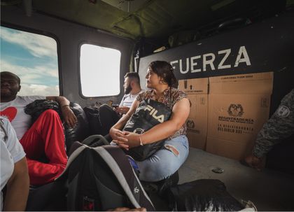 Imagen de Fuerza Aérea Colombiana apoya el transporte de material electoral en el Oriente