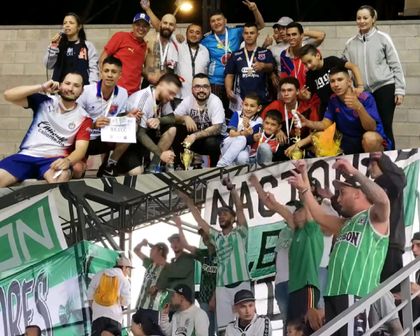 Imagen de  En La Ceja, barras del DIM y de Nacional disputaron un Torneo Relámpago de microfútbol