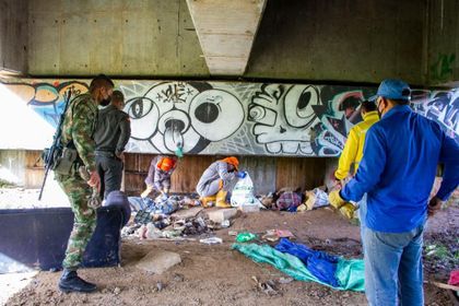 Imagen de  En El Carmen fue desmantelado un cambuche donde comercializaban estupefacientes