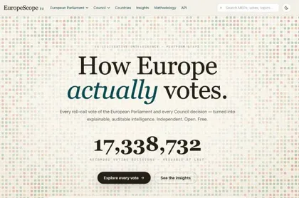 EuropeScope acerca la toma de decisiones de la Unión Europea a la ciudadanía