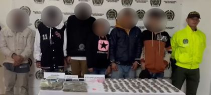 Imagen de  Capturaron en Sonsón a seis personas por presunto tráfico de estupefacientes