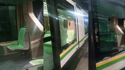 Imagen de  Menores de edad serían los responsables de atacar a piedra el Tranvía de Ayacucho