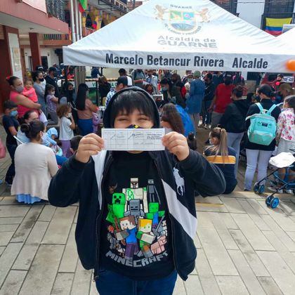 Imagen de  Guarne inicia vacunación a mayores de tres años: 335 recibieron la primera dosis
