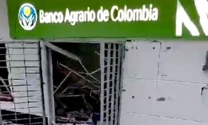 Atacan Banco Agrario en Jambaló