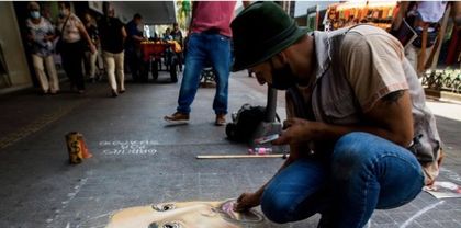 Imagen de Artista del Oriente busca apoyo para participar en el Festival de Arte Madonnari en México