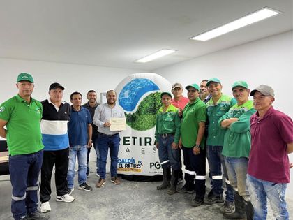 Imagen de  La empresa de servicios públicos de El Retiro renueva su certificado en Huella de Carbono