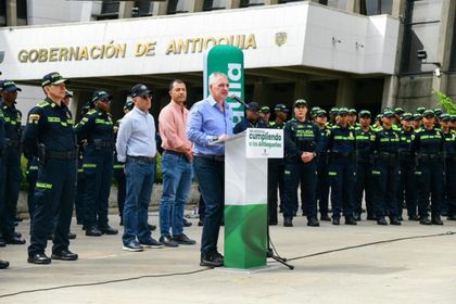 Imagen de Gobernación de Antioquia ofrece hasta $50 millones por información que permita prevenir acciones violentas durante la posesión presidencial