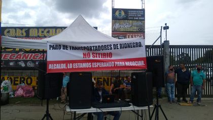 Imagen de  En el marco del paro, transportadores inician caravana por las vías de Rionegro