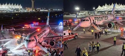 Imagen de Consternación en Estados Unidos: un peatón murió tras ser arrollado por un avión en pleno despegue