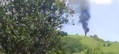Imagen de  Aumenta a ocho la cifra de uniformados muertos por ataque con dron a helicóptero en Amalfi, al parecer, por disidencias
