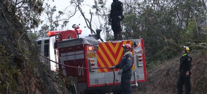 Imagen de  Apagado el incendio en humedal de Marinilla
