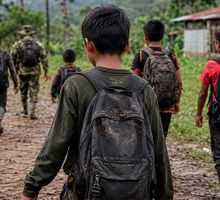 Reclutamiento de menores en Colombia deja 25 casos reportados en los primeros meses de 2026