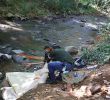 Recuperan margen protectora del río Meléndez