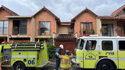 Imagen de Urgente: incendio en una vivienda en San Antonio de Pereira deja una persona herida