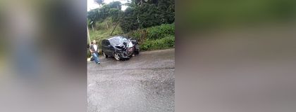Imagen de Tres heridos dejó accidente en la vía La Ceja-El Carmen, a la altura de El Canadá