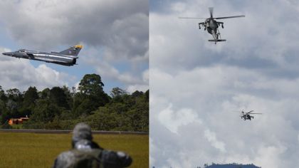 Imagen de Últimos entrenamientos de la FAC previo a inicio de Feria Aeronáutica F-Air 2023