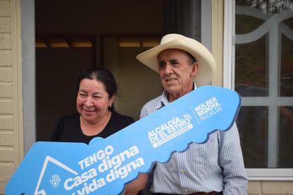 Imagen de  Tres familias campesinas de El Retiro ya han cumplido el sueño de tener vivienda propia