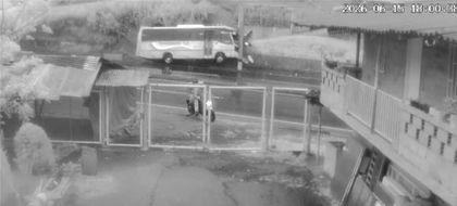 Imagen de  En video: así fue el accidente de un bus de Sotragur que dejó cuatro lesionados en Guarne