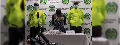 Imagen de Capturado alias “Chinga”, presunto coordinador de plazas de vicio en La Ceja