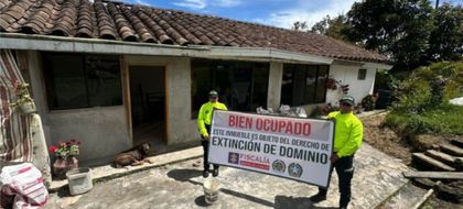 Imagen de  Gobernación buscará derribar los cinco inmuebles incautados a peligroso grupo delincuencial en el Oriente para disuadir el crimen 