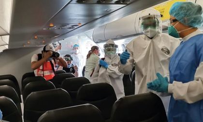 Imagen de Simulacro mostró cómo funcionan protocolos COVID en el aeropuerto José María Córdova