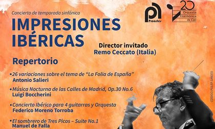 Impresiones Ibéricas con la Orquesta Filarmónica de Cali