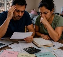 ¿Cómo reorganizar las finanzas de una familia damnificada?
