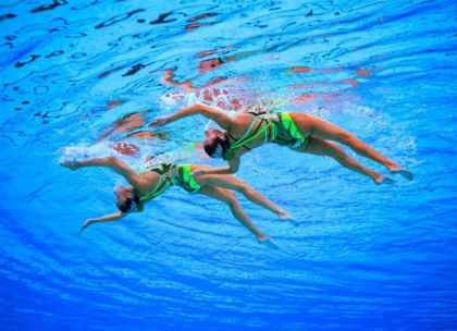 Imagen de Antioqueñas hacen historia: primer dúo colombiano en final mundial de natación artística
