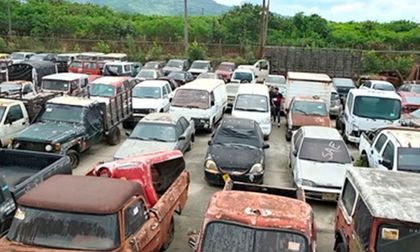 SAE anunció chatarrización de vehículos incautados