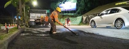 Imagen de Continúan las obras de mitigación para atender la afectación sobre la Avenida Las Palmas