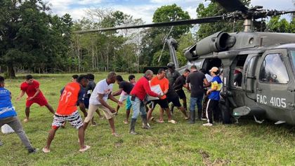 Imagen de  CACOM 5 trasladó dos toneladas de ayuda humanitaria a zonas inundadas de Córdoba