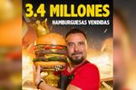 Imagen de Burger Master batió récord: 3,4 millones de hamburguesas en 7 días